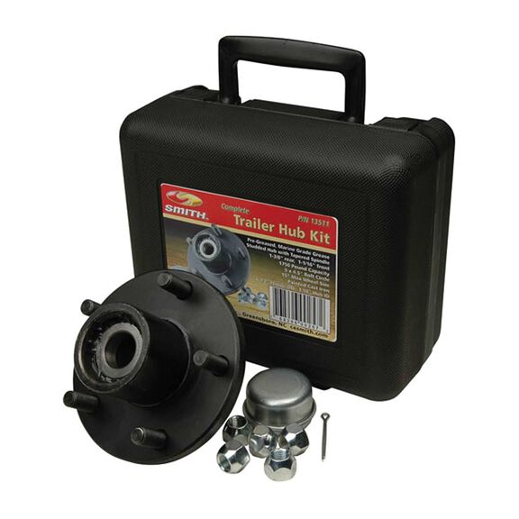 4 Hole Trailer Hub Kits with 12" Wheel image number 0