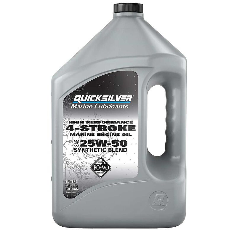 25W-50 High Performance Synthetic Marine Engine Oil, 1 Gallon image number 0