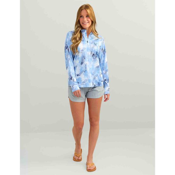 Women's Icon Tropicamo Hooded Shirt image number 6