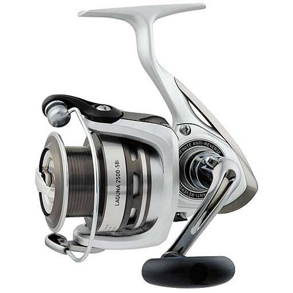 daiwa laguna 5bi spinning combo Spin Reel  Lake Mulwala Fish Camp Ski The Machined Aluminum handle is swept back and the knob is oversized and ergonomically designed Daiwa Laguna 5Bi Spinning Reel
