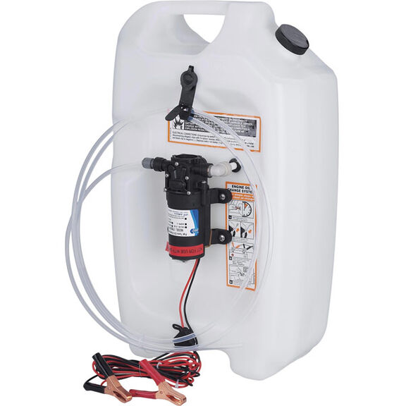 Flat Tank Oil Changer System, 3 1/2 Gallons image number 0