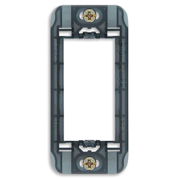 Vimar Eikon 21626 6-Module Mounting Frame with Screws image number 0