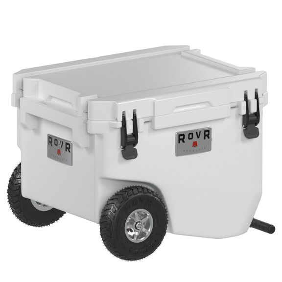 RollR 60 Quart Wheeled Hard Cooler with Tow Handle, Powder image number 1