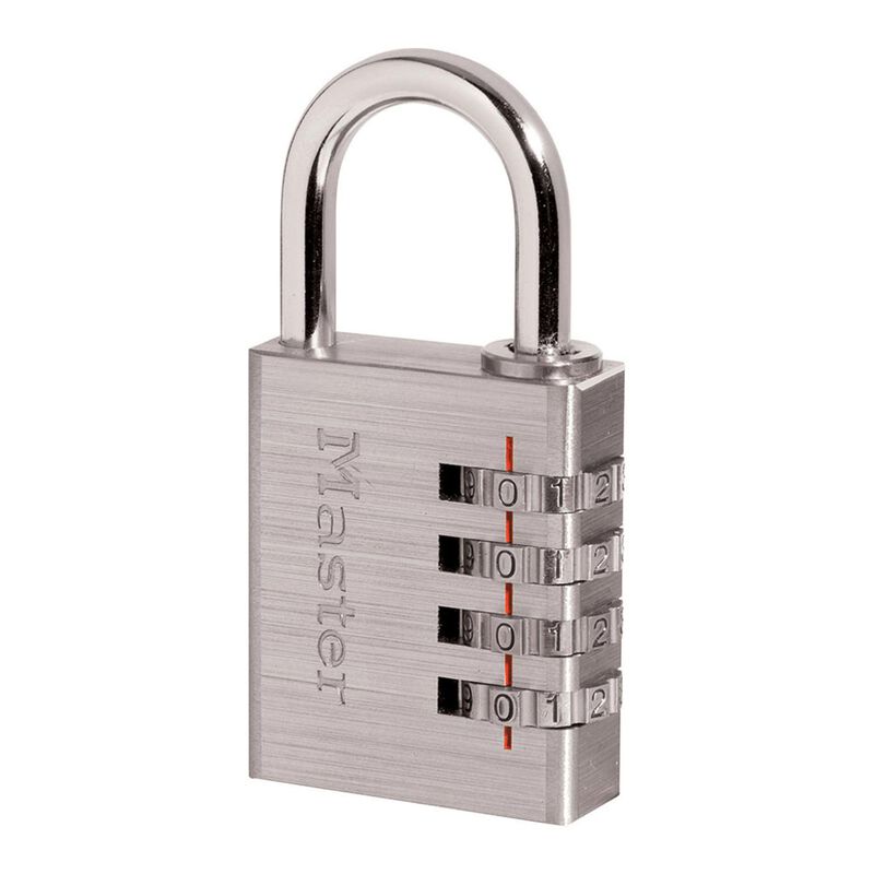 1 9/16 Inch (40mm) Wide Set Your Own Combination Padlock image number null