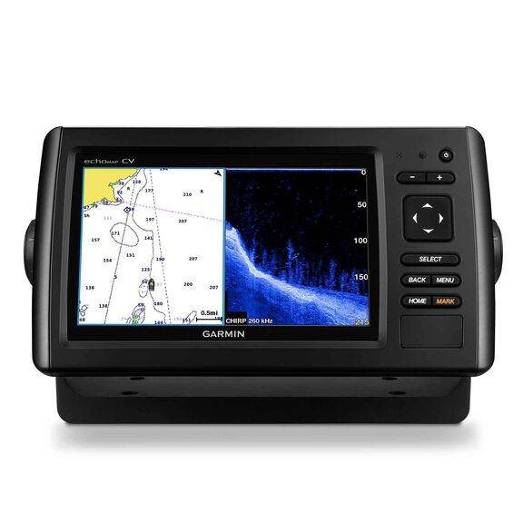 echoMAP&trade; CHIRP 74cv Fishfinder/Chartplotter Combo with ClearV&uuml; Transducer and BlueChart g2 Coastal Charts image number 0