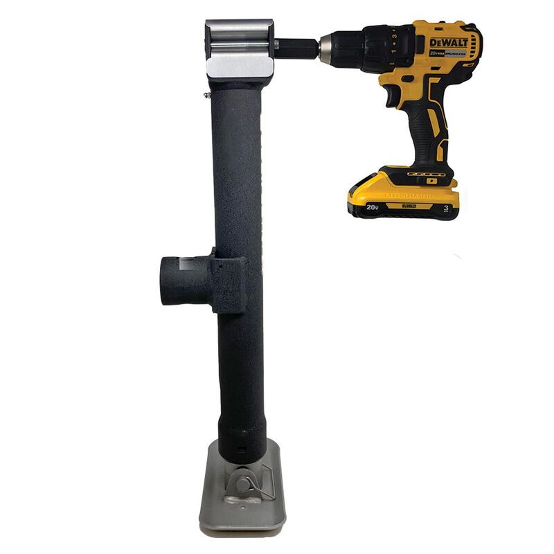 TRAILER VALET Side Bracket Mounted Drill Jack, 5,000 lb West Marine