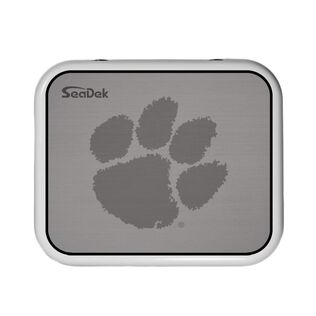 SeaDek Cooler Pad - Collegiate Collection - Fits YETI Roadie 24 - Storm Gray / Black, Clemson