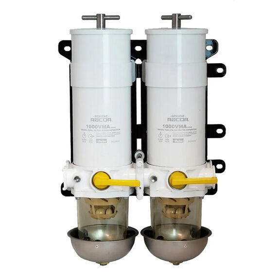 Marine Duplex 1000 Turbine Series Diesel Fuel Filter/Water Separator, 10 Micron image number 0