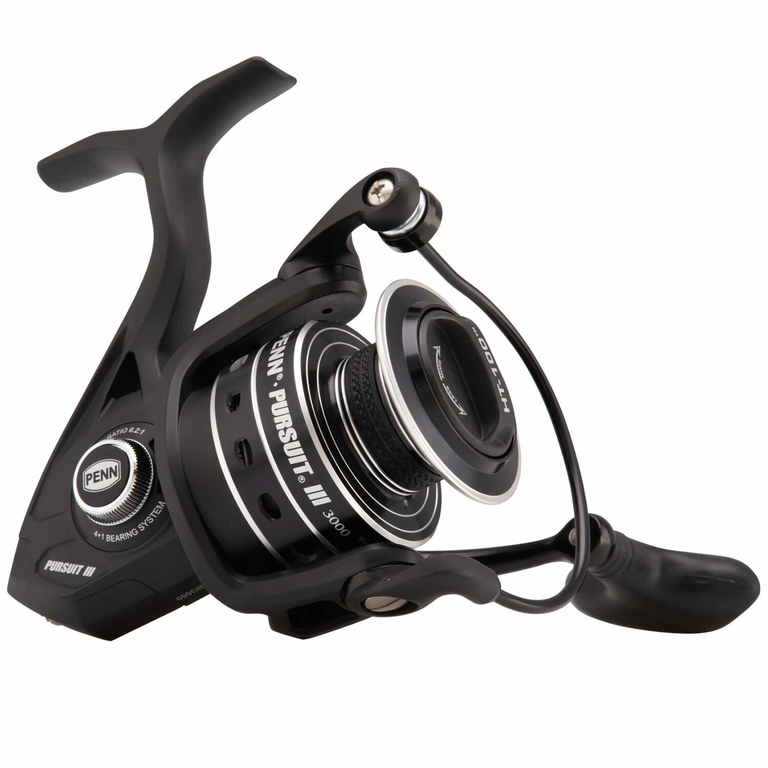 Details about   Penn Pursuit III 4000 Spinning Fishing Reel Black/Silver saltwater FREE SHIPPING 