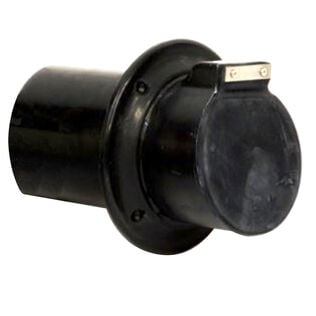 2" Thru-Hull Fitting with Flapper, Black