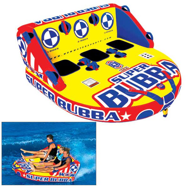 Super Bubba 3-Person Towable Tube image number 0