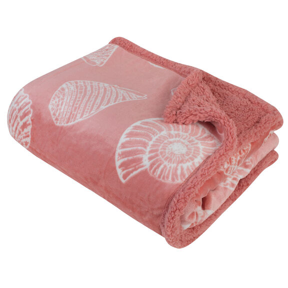 Coral Seashells Blanket image number 0