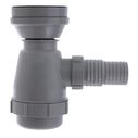 2" Drain, Trap Sink Drain, 1-1/4" & 1-1/2" Hose Barb, w/Strainer, w/Chain Stopper Ultra-Mirror Finish image number 4