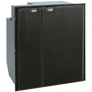 Cruise 200 Classic - Side by Side Fridge/Freezer AC/DC, Black Door & Panel, 4-Sided Black Flange