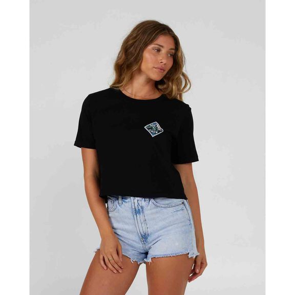 Women's Tippet Fill Crop Shirt image number 1