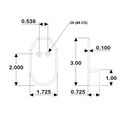 Rub Rail End Cap, 1-9/16&rsquo;&rsquo; image number 1