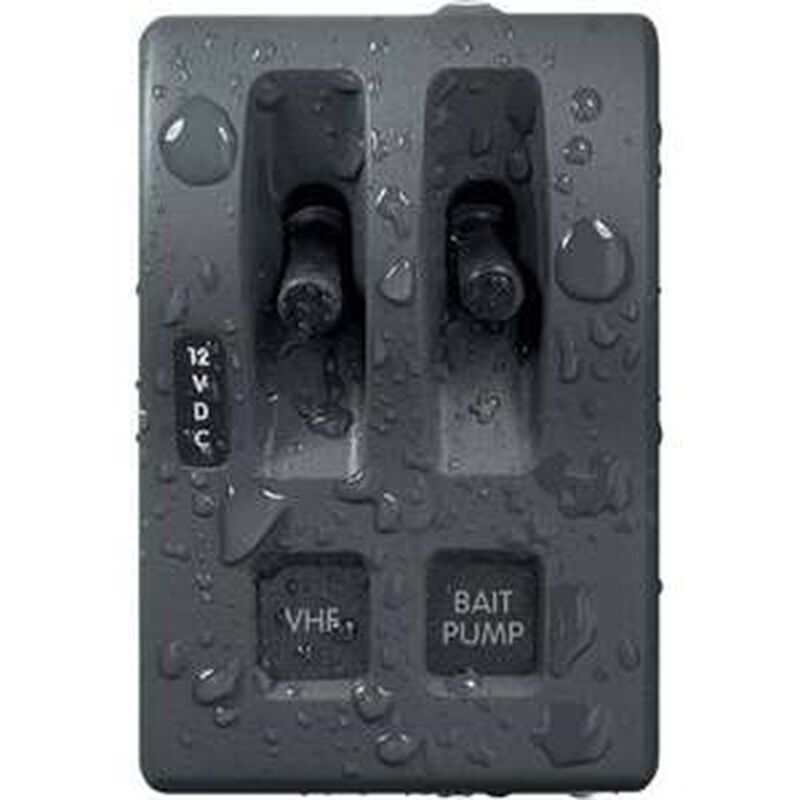 WeatherDeck® Waterproof Switch Panel, Two-Position image number 1