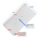 8WD437SS-784 Offshore Series Swingback 62 Quart Cooler Seat image number 7