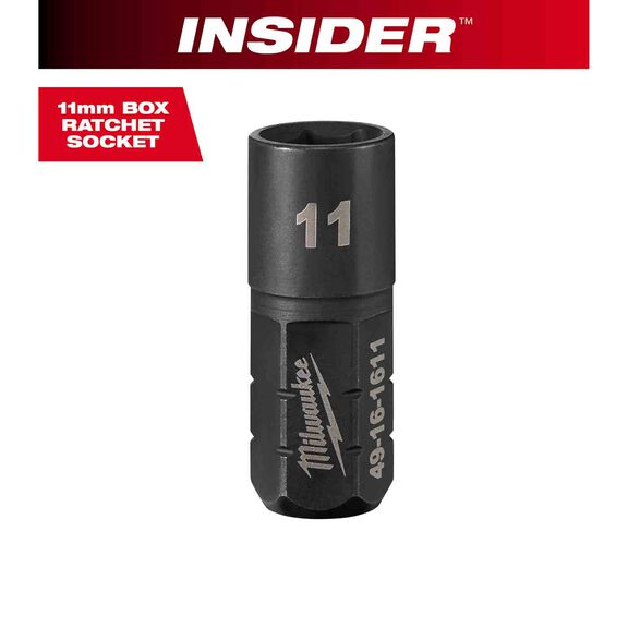 INSIDER&trade; Box Ratchet Socket 6 Point 11mm image number 0
