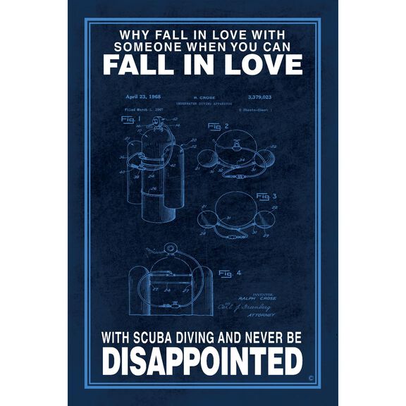 Fall in Love with Scuba Poster image number 0