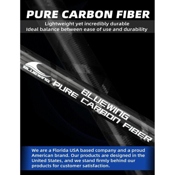 BLUEWING 6ft Carbon Fiber Gaff with 4in Stainless Steel Hook image number 2