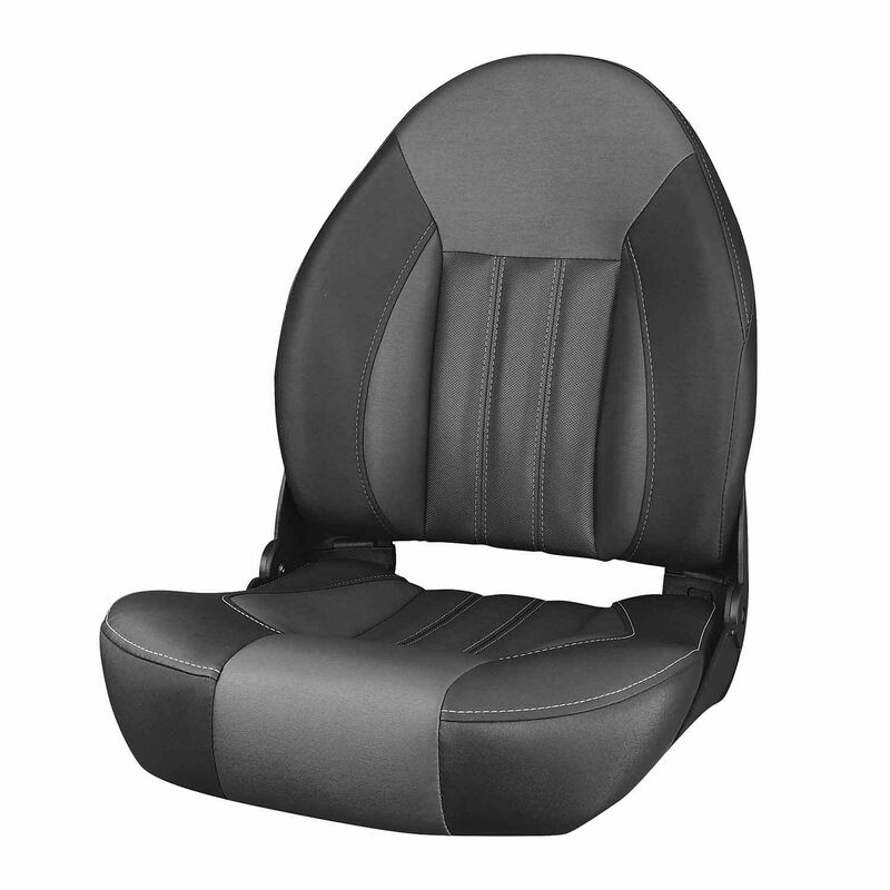 TEMPRESS ProBax® Folding Seat, Black/Charcoal