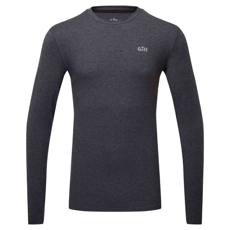 Gill Men's Base Layer Shirt, in Navy Melange, Size Medium | by West Marine