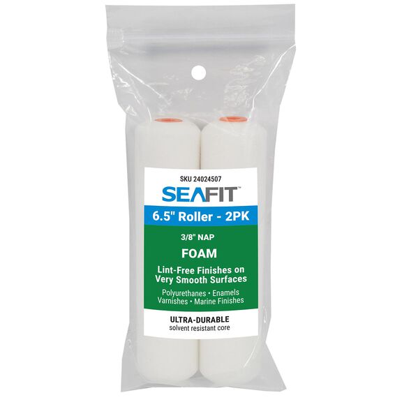 6 1/2" x 3/8" Nap Foam Mini Rollers, 2-Pack image number 0