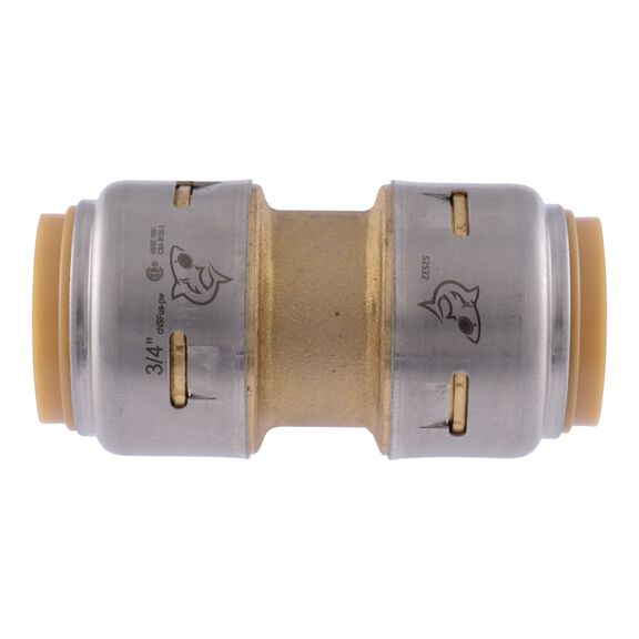 SharkBite Max Brass Push-to-Connect Couplings image number 0