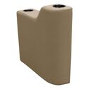 Wise DLX3009-207 DLX Series Pontoon Left Radius Arm Rest - Neutral image number 3