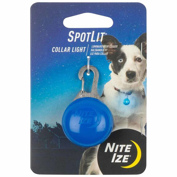 SpotLit&trade; Collar Light, Blue Plastic image number 1