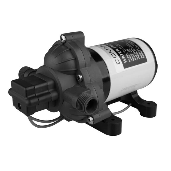 COMMODORE 3.0 GPM / 12V Diaphragm Fresh/Raw Water Pump &ndash; 45 PSI, 3-Chamber image number 0