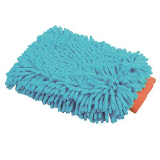 Microfiber Wash Mitt, Blue