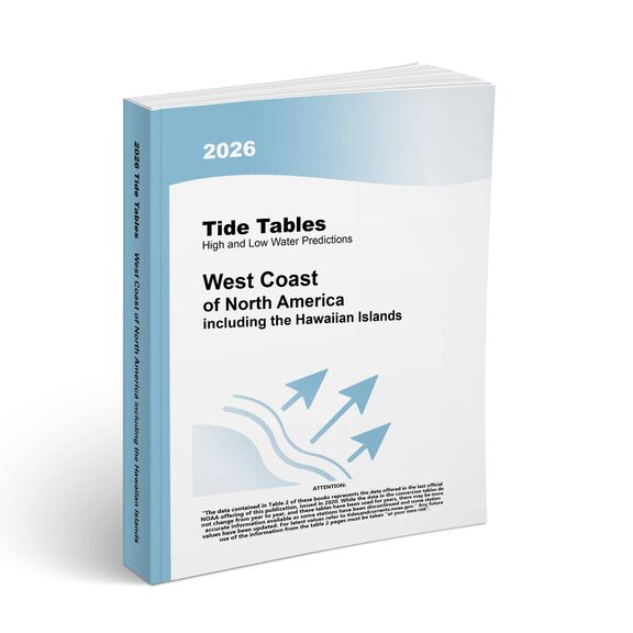 2026 Tide Tables - West Coast of North America including Hawaiian Islands image number 0