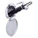 Recessed Shower Chrome Cup with Stainless Steel Lid, Hammer-Head Black Sprayer, 6' Stainless Steel Hose image number 0