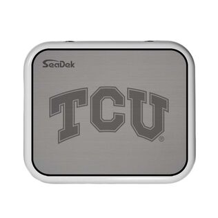 SeaDek Cooler Pad - Collegiate Collection - Fits YETI Roadie 24 - Storm Gray / Black, Texas Christian University