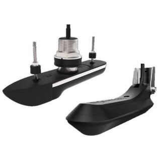 RVM-412 RealVision MAX 3D Stainless Steel Thru-Hull Transducer Pair, 12&deg; Deadrise, 10M Cable