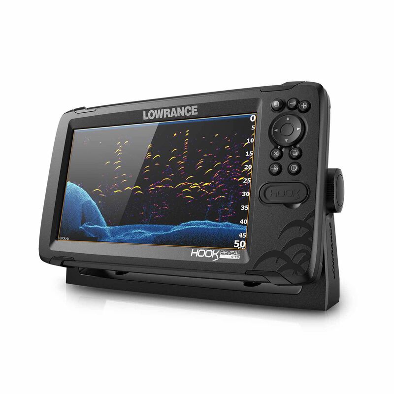 LOWRANCE HOOK Reveal 9 Triple Fishfinder/Chartplotter Combo with