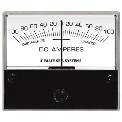 Analog DC Ammeter, -100 to 100A with Shunt