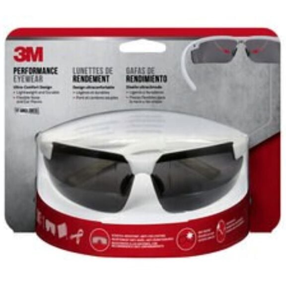 Performance Eyewear Anti-Fog, 47080H1-DC, White, Gray Lens image number 0
