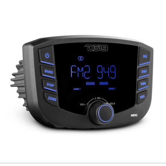 DS18 DS18 HYDRO MRX2 Marine Stereo, LCD screen Zones, volts