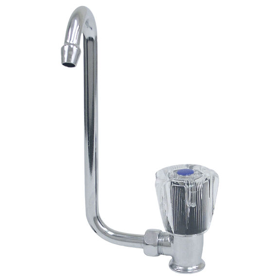 Folding Cold Water Tap Marine Faucet, Chrome Finish image number 0