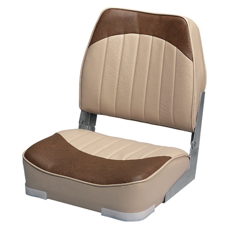 WISE SEATING Low Back Boat Seat, Sand/Brown West Marine