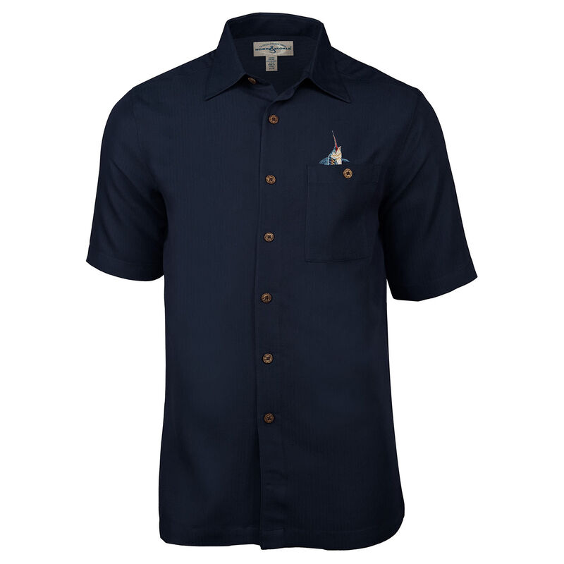 Men's Fish Tails II Embroidered Fishing Shirt