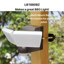 IQ America Battery Operated LED Indoor/Outdoor Motion Security Flood Light, 800 Lumens image number 4