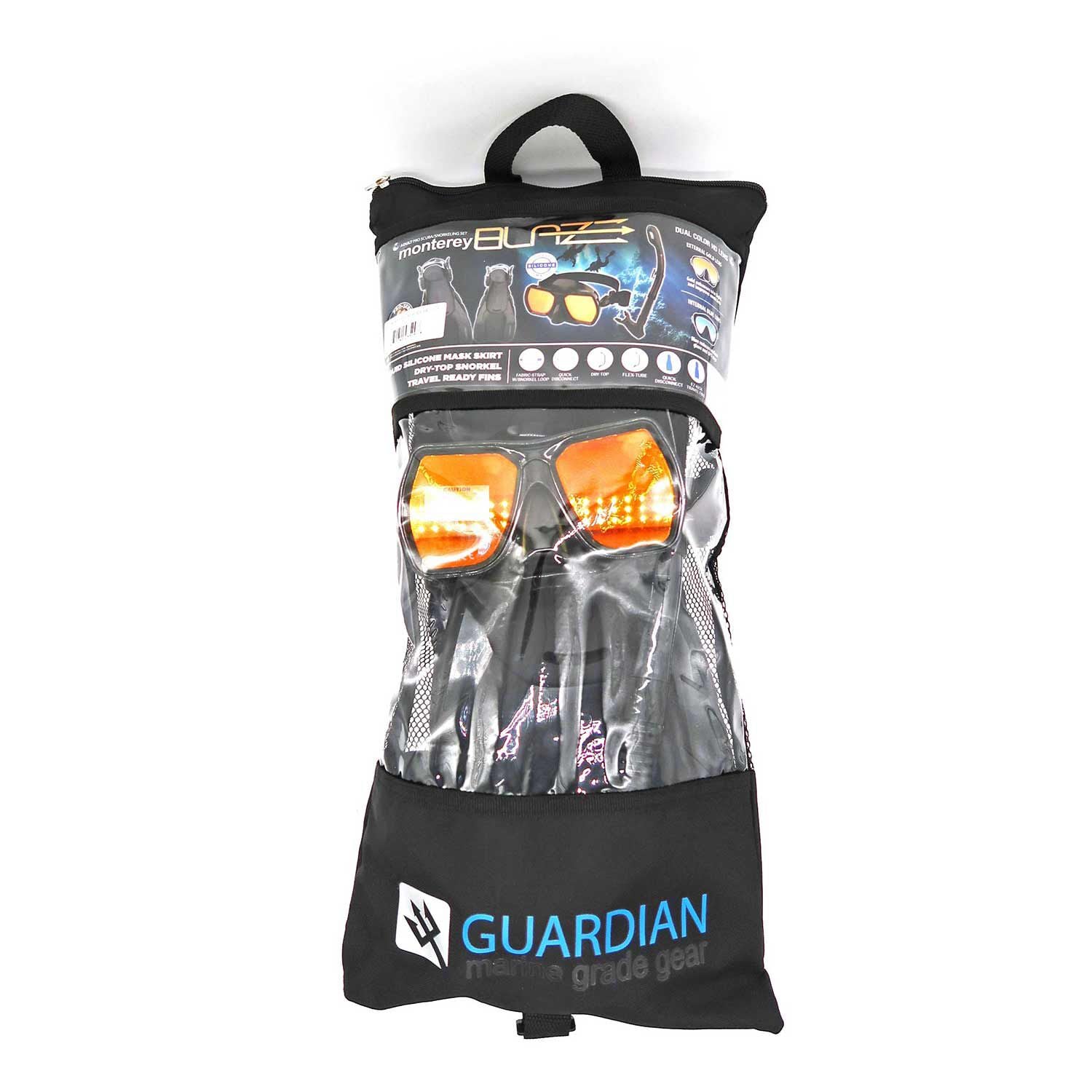 GUARDIAN SCUBA Monterey Blaze Snorkel Set - Thumbnail 4