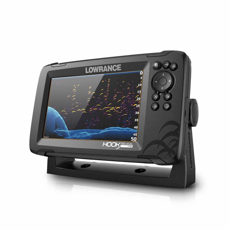 HOOK Reveal 7 Fishfinder/Chartplotter Combo with 50/200 HDI Transducer and C-MAP Contour Plus Charts image number 2