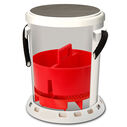 Deluxe One Bucket System, 5 Gallon, White image number 1