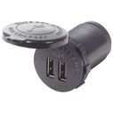 Dual USB Charger, Socket Mounted image number 0