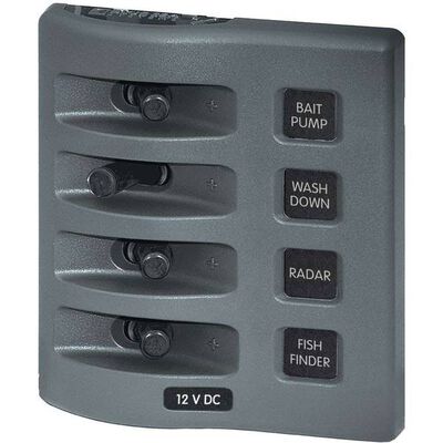 WeatherDeck® Waterproof Switch Panel, Four-Position